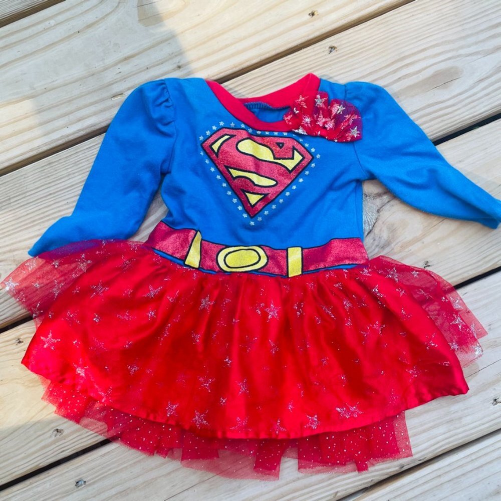 KIDS Supergirl Costume Size 12M